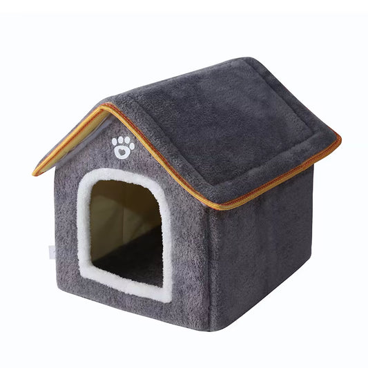 Pet House Removable Washable Cat House Puppy Cave Sofa Pet Bed House for Extra Small Dogs and Small and Medium Cats